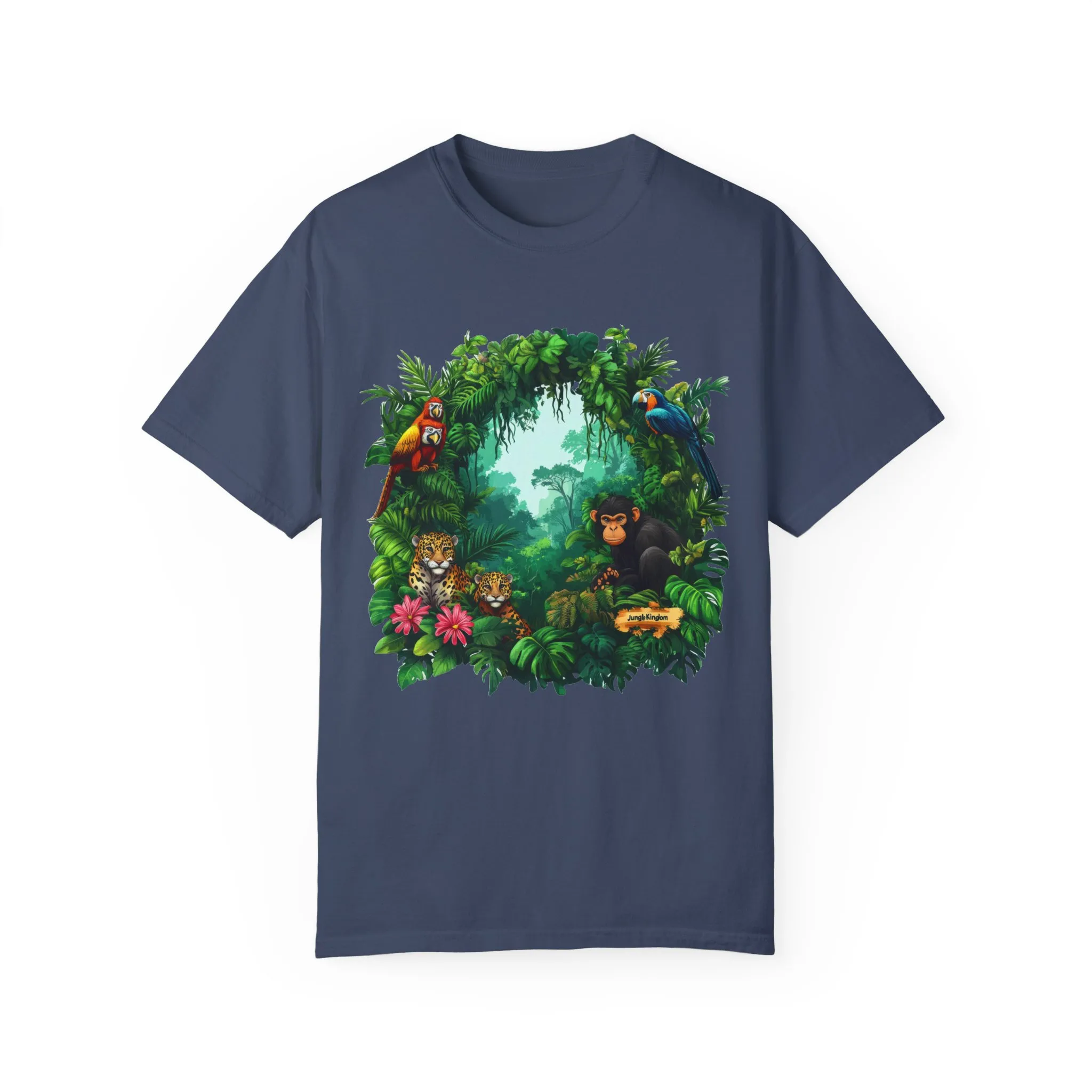 Tropical Jungle Animal T-Shirt | Unisex Garment-Dyed Tee for Nature Lovers - Image 9
