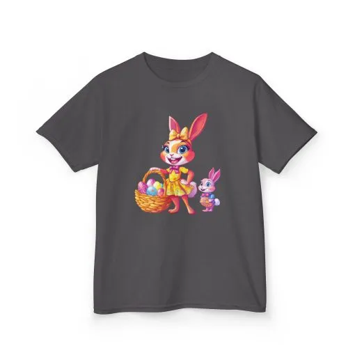 Easter Bunny Kids Tee - Cute Cotton T-Shirt for Spring Celebrations - Image 20