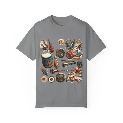 Unisex Garment-Dyed T-Shirt with Vibrant Musical Design | Perfect for Music Lovers & Festivals - Image 37