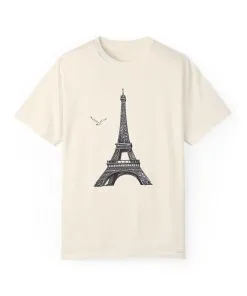Eiffel Tower Graphic Unisex T-Shirt - Parisian Style Tee