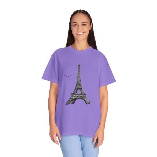 Eiffel Tower Graphic Unisex T-Shirt - Parisian Style Tee - Image 32