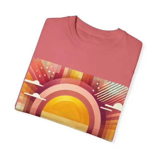 Retro Sunset Unisex T-Shirt - Beach Vibes Tee for Summer Adventures - Image 26