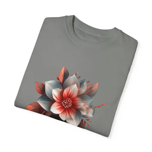 Botanical Floral Unisex Garment-Dyed T-shirt - Perfect for Nature Lovers - Image 30