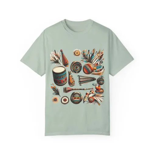 Unisex Garment-Dyed T-Shirt with Vibrant Musical Design | Perfect for Music Lovers & Festivals - Image 29