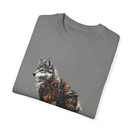 Mechanical Wolf Unisex T-Shirt - Unique Graphic Tee for Animal Lovers - Image 12