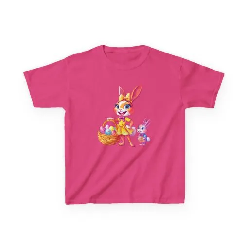 Easter Bunny Kids Tee - Cute Cotton T-Shirt for Spring Celebrations - Image 31