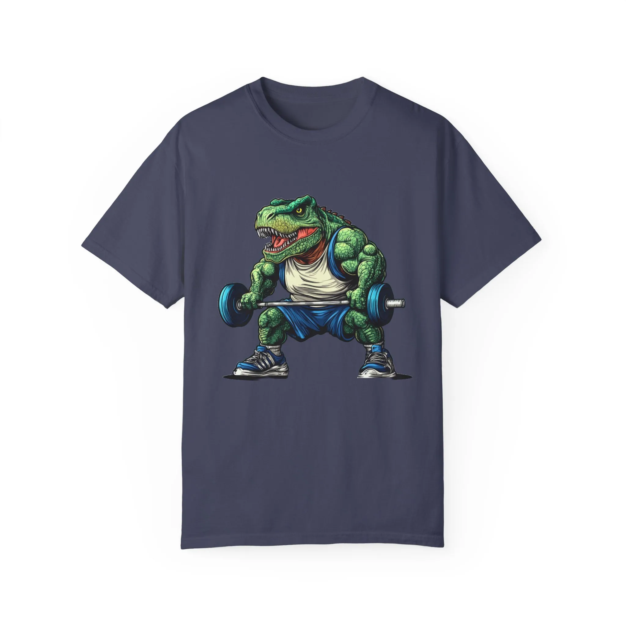 Gym Dinosaur Unisex Garment-Dyed T-Shirt - Fitness Tee for Workout Enthusiasts - Image 38