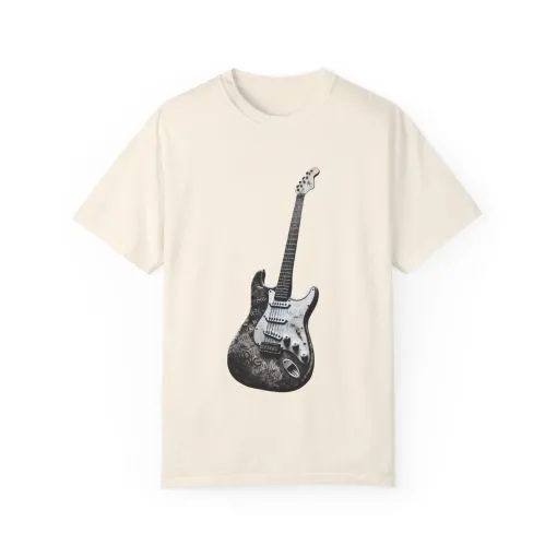 Vintage Guitar Unisex T-Shirt - Perfect for Musicians and Music Lovers - Image 9