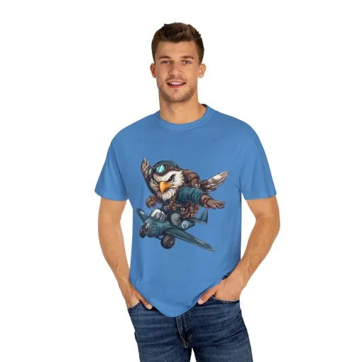 Adventure Owl Unisex Garment-Dyed T-Shirt - Perfect for Flyers and Animal Lovers - Image 31