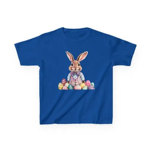 Easter Bunny Kids Heavy Cotton™ Tee - Cute Easter Celebration Shirt - Image 19