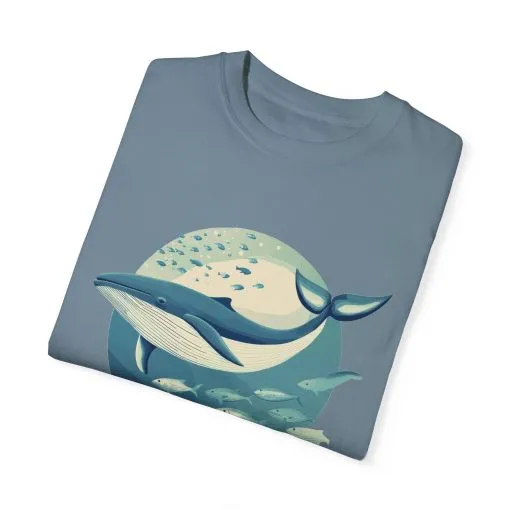 Whale Watching Unisex Garment-Dyed T-Shirt | Ocean Lover's Tee - Image 26