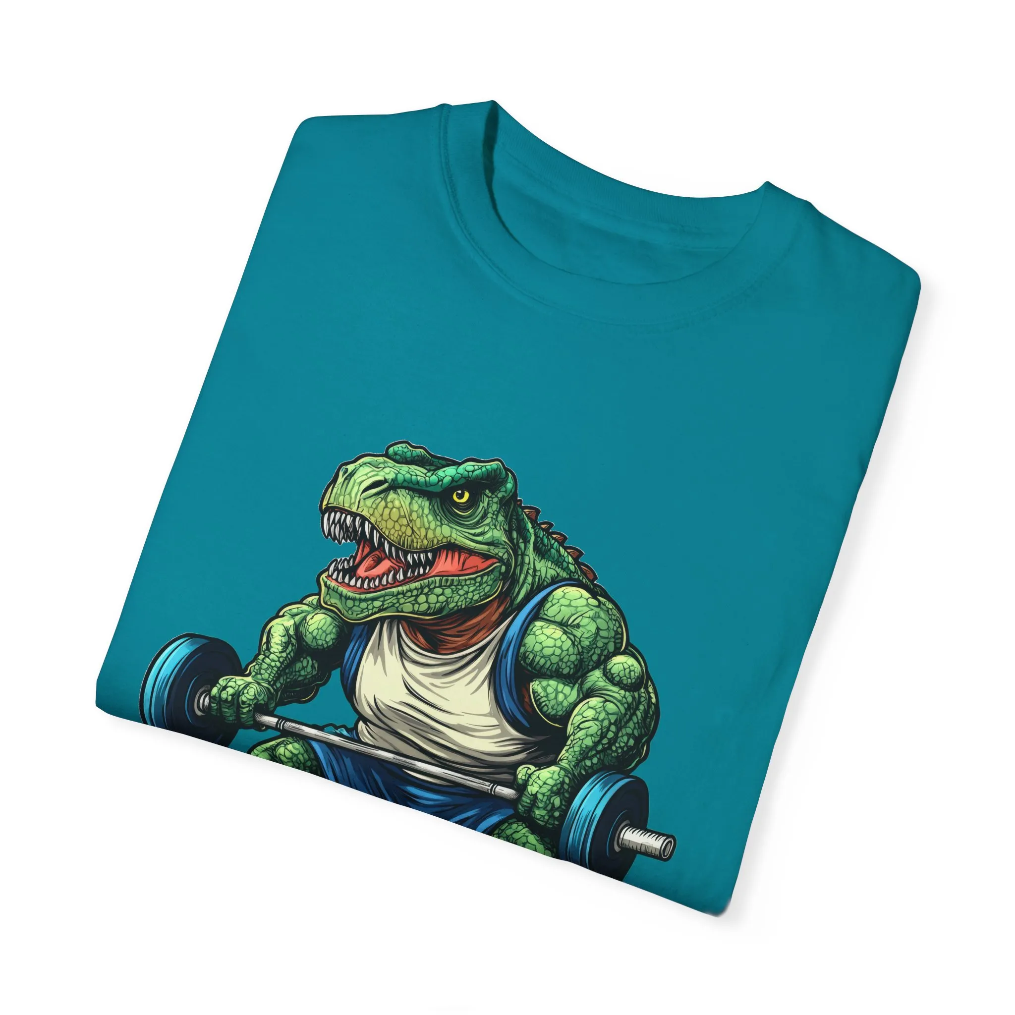 Gym Dinosaur Unisex Garment-Dyed T-Shirt - Fitness Tee for Workout Enthusiasts - Image 23