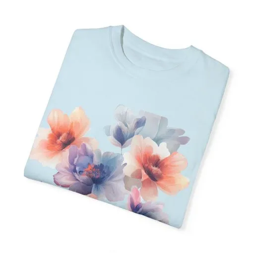 Floral Print Unisex T-Shirt - Perfect for Spring and Casual Occasions - Image 18
