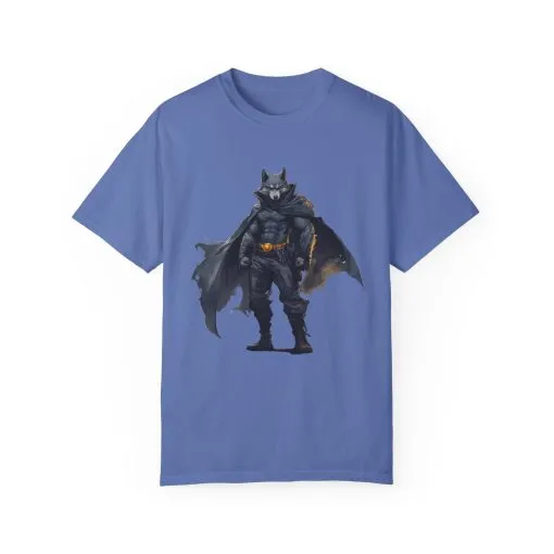 Heroic Wolf T-Shirt | Unisex Garment-Dyed Tee for Animal Lovers & Comic Fans - Image 25