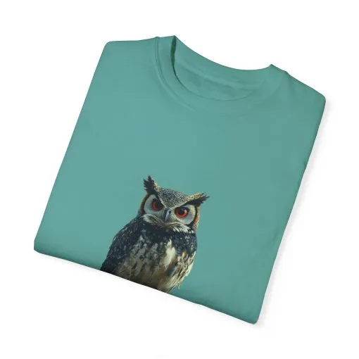 Funny Owl T-Shirt - "No Rules" Unisex Garment-Dyed Tee for Animal Lovers - Image 14