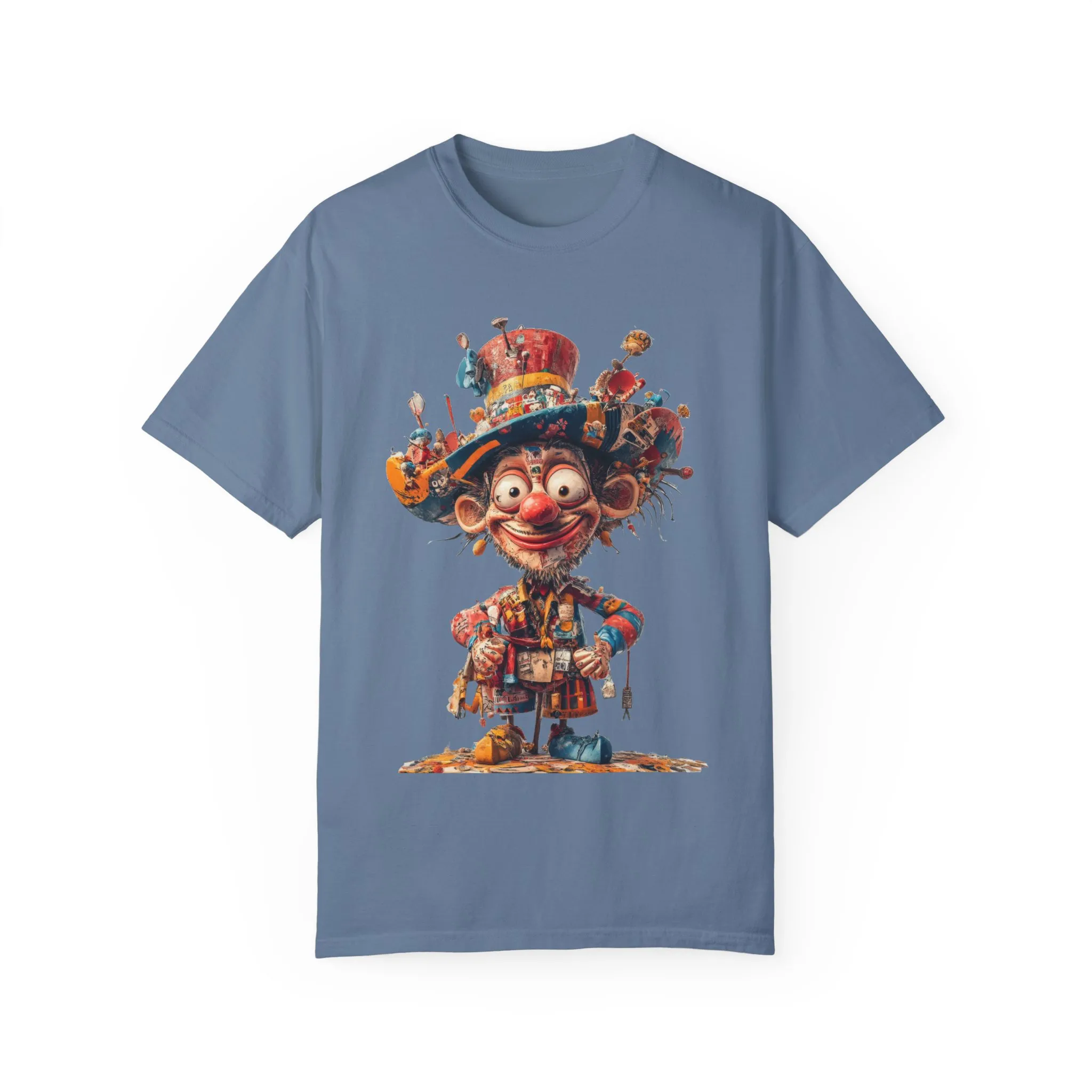 Whimsical Artist Unisex Garment-Dyed T-Shirt - Colorful Character Design - Image 39
