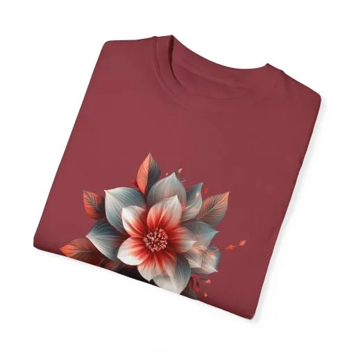 Botanical Floral Unisex Garment-Dyed T-shirt - Perfect for Nature Lovers - Image 42