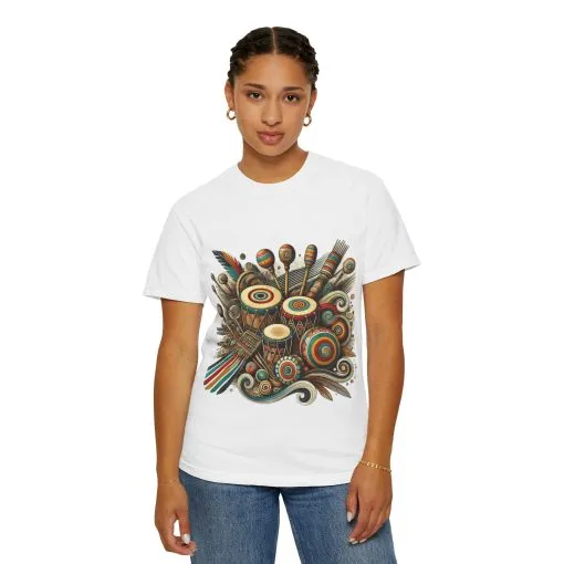 Colorful Bohemian Music Festival T-Shirt - Image 4