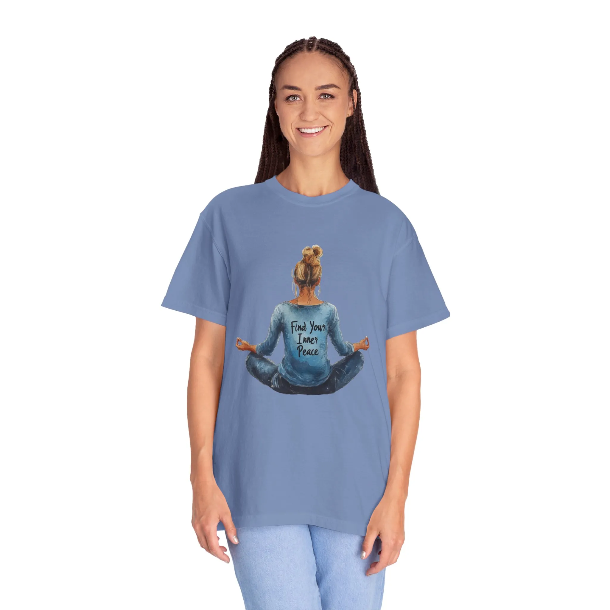 Find Your Inner Peace Unisex Garment-Dyed T-Shirt - Image 12