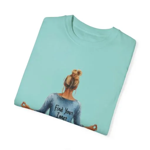 Find Your Inner Peace Unisex Garment-Dyed T-Shirt - Image 6