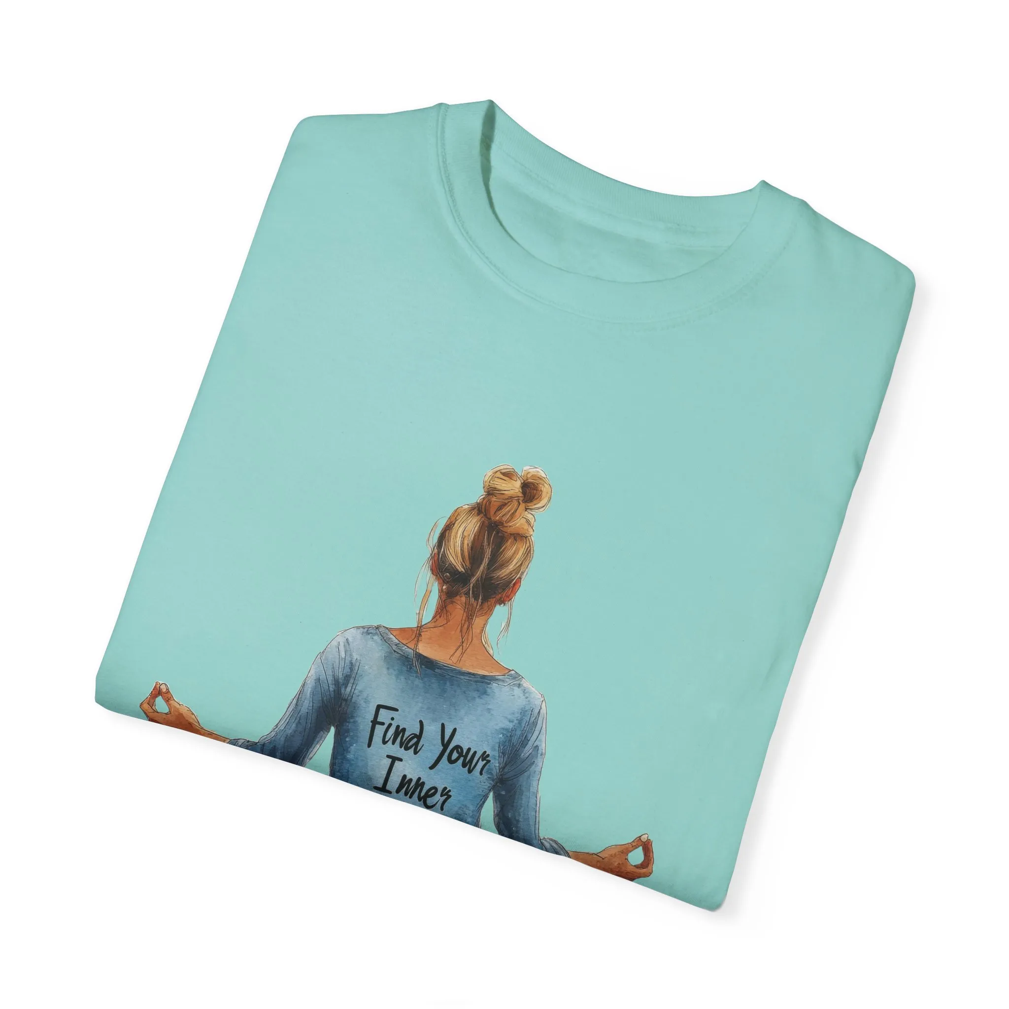 Find Your Inner Peace Unisex Garment-Dyed T-Shirt - Image 6