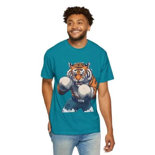 Fierce Tiger Graphic Unisex T-Shirt - Bold Boxing Design - Image 23