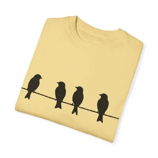 Minimalist Bird Silhouette Unisex T-Shirt - Image 18