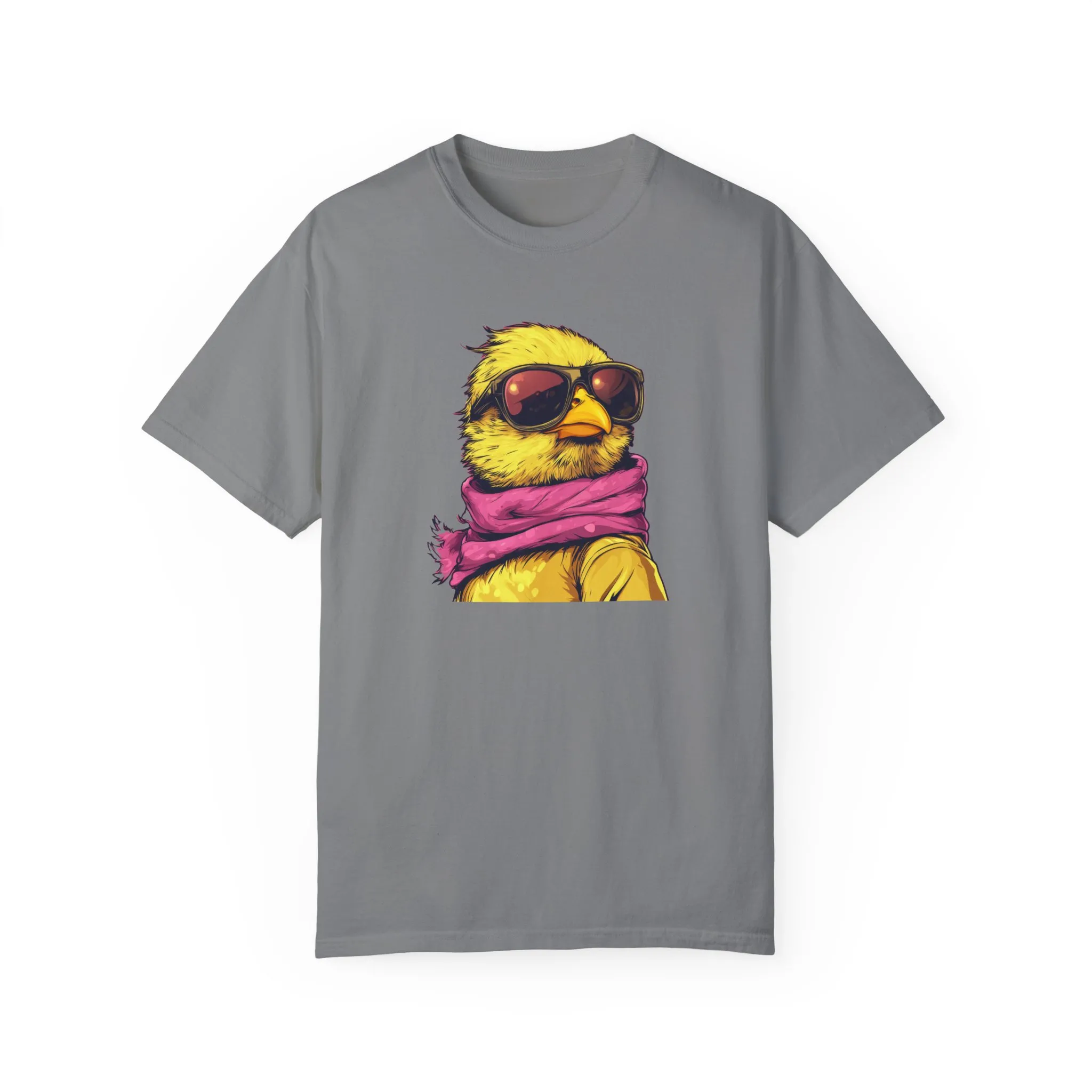 Cool Chick Unisex Garment-Dyed T-Shirt - Fun Bird Design - Image 25