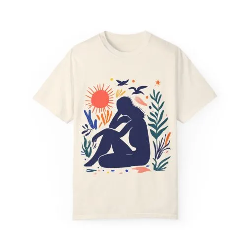 Eco-Friendly Unisex Graphic T-Shirt - Nature-Inspired Design for Mindfulness - Image 5