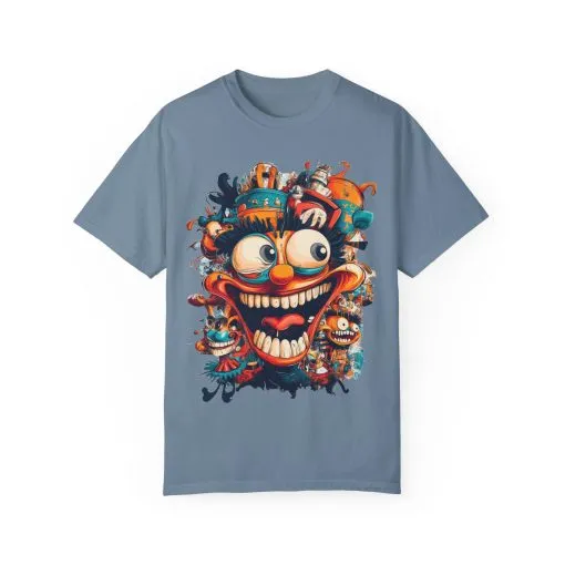 Whimsical Clown Graphic Unisex T-Shirt - Fun and Playful Design for Festivals and Everyday Wear - Image 13