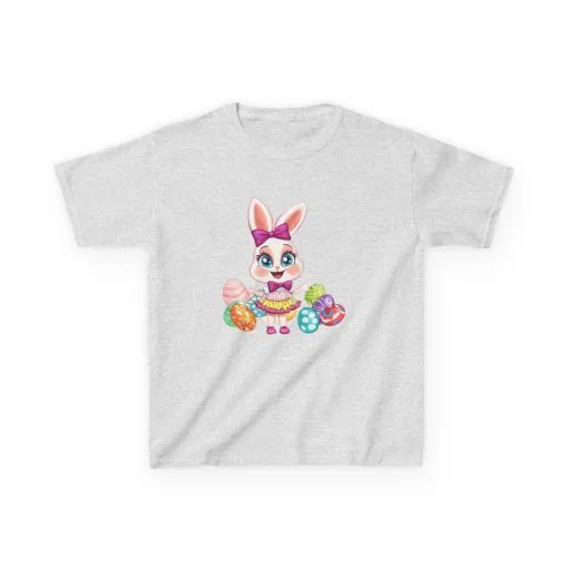 Easter Bunny Kids Tee - Cute Cotton T-Shirt for Spring Celebrations - Image 4