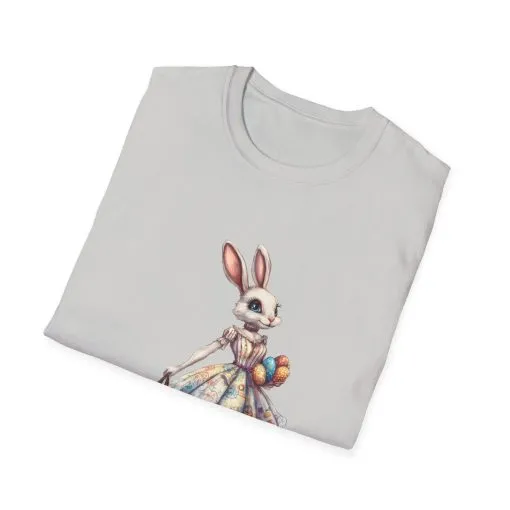 Easter Bunny Softstyle Unisex T-Shirt - Cute Spring Design for Holiday Celebrations - Image 13