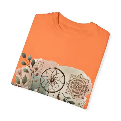 Dreamcatcher Boho T-Shirt | Unisex Garment-Dyed Tee for Spiritual Vibes - Image 10