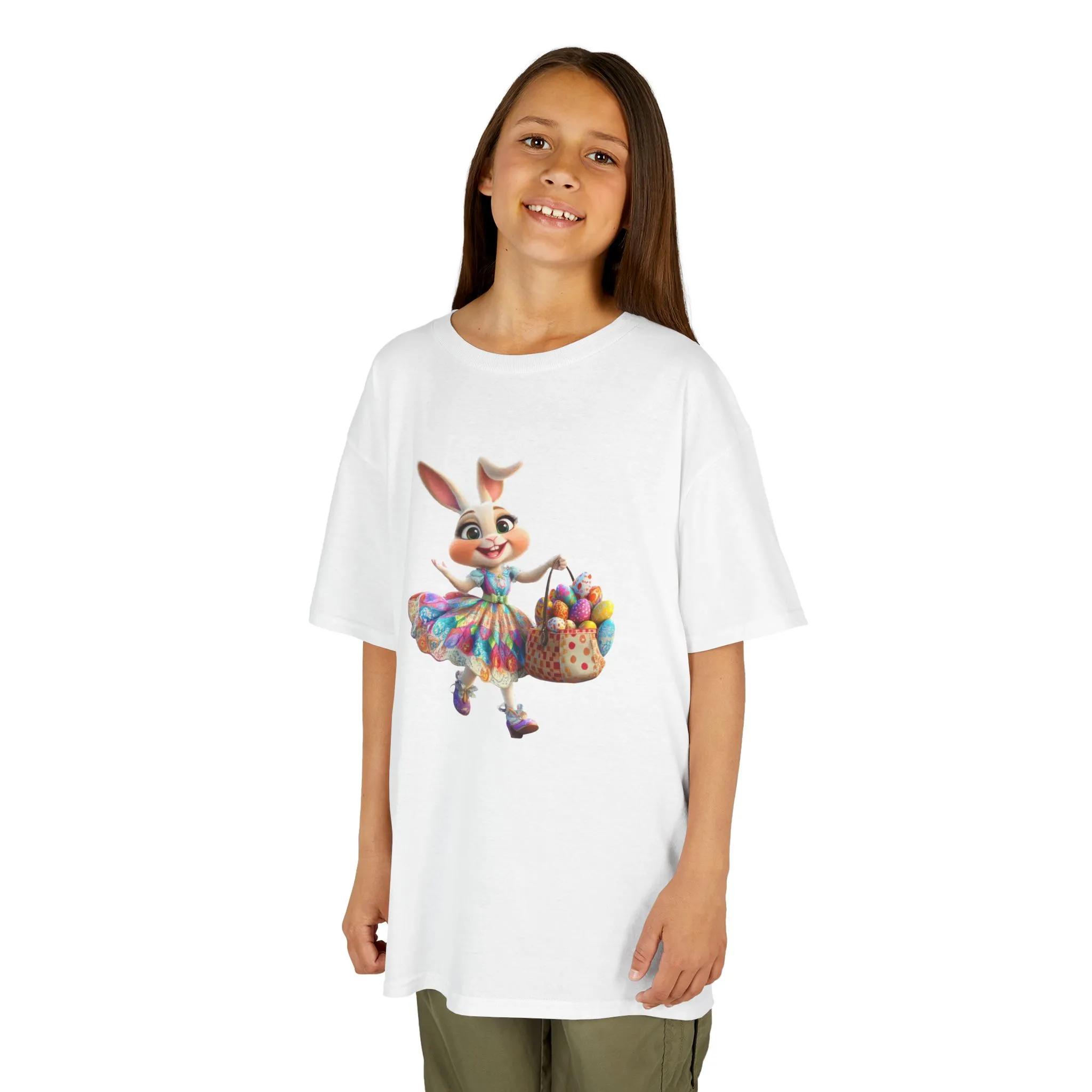 Easter Bunny Kids Tee - Cute Cotton T-Shirt for Spring Celebrations - Image 6