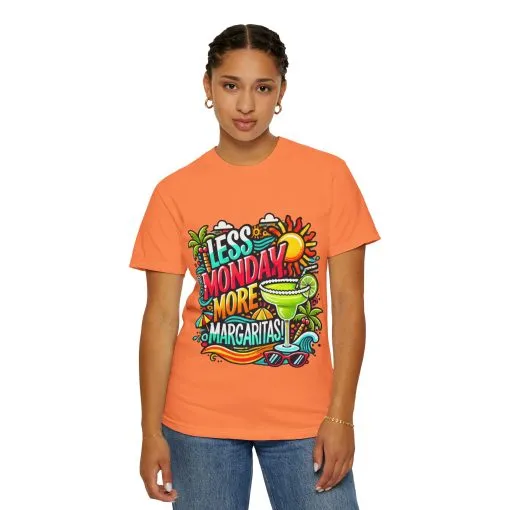 Less Monday More Margaritas Unisex T-Shirt - Fun Summer Vibes - Image 13