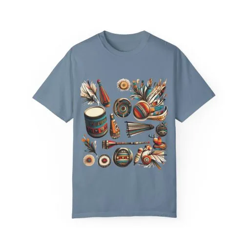 Unisex Garment-Dyed T-Shirt with Vibrant Musical Design | Perfect for Music Lovers & Festivals - Image 41