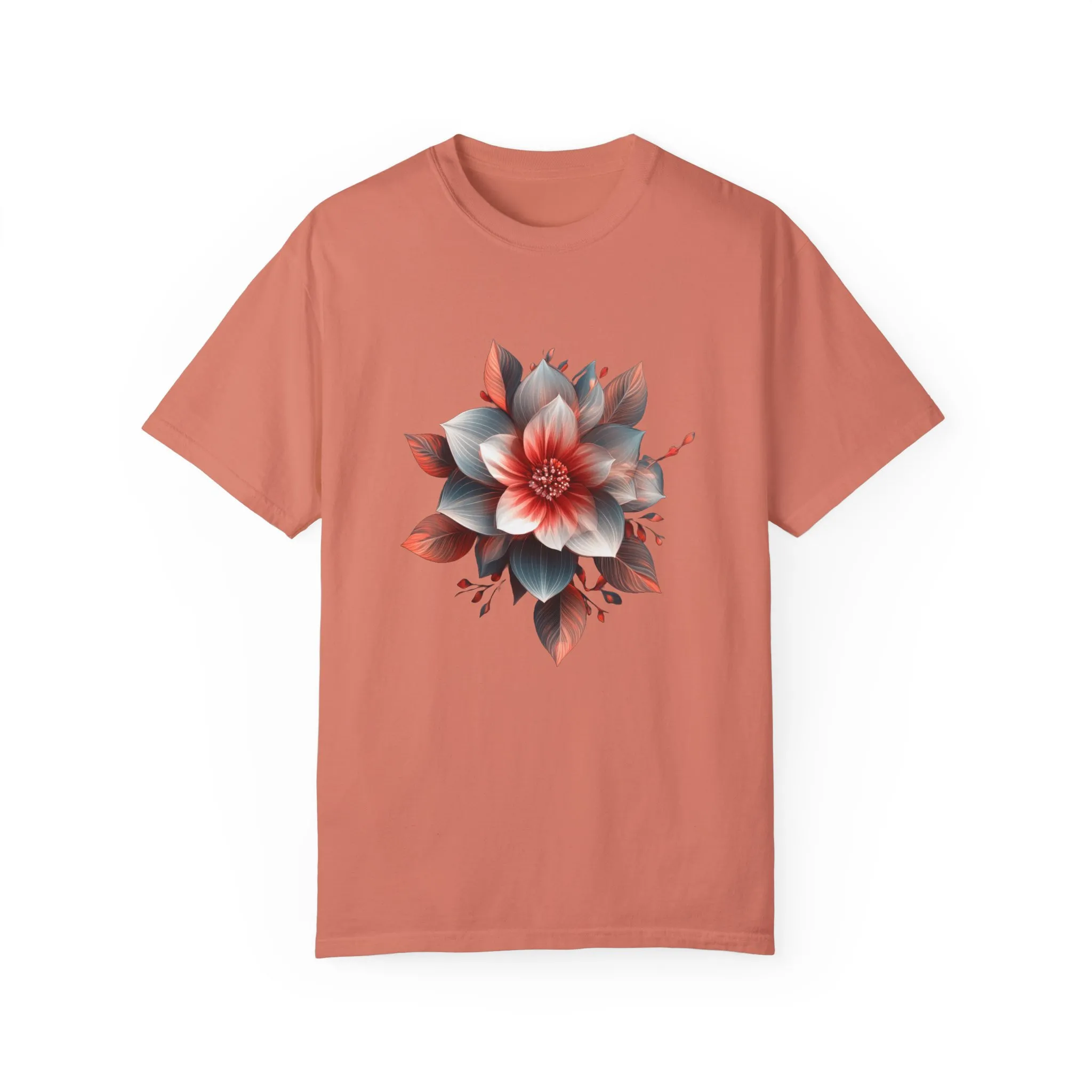 Botanical Floral Unisex Garment-Dyed T-shirt - Perfect for Nature Lovers - Image 5