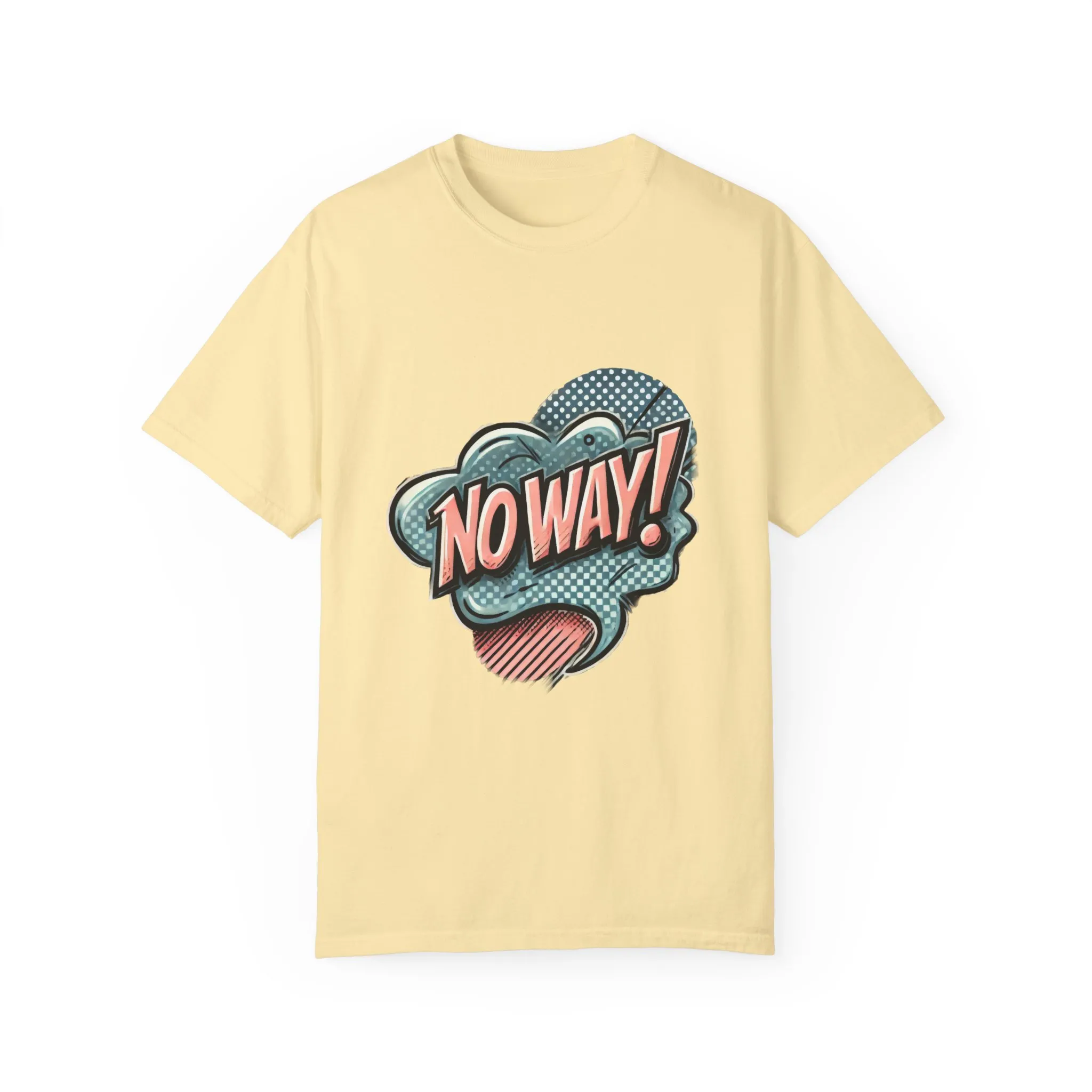 'No Way!' Graphic Tee - Unisex Garment-Dyed T-Shirt for Casual Vibes - Image 13