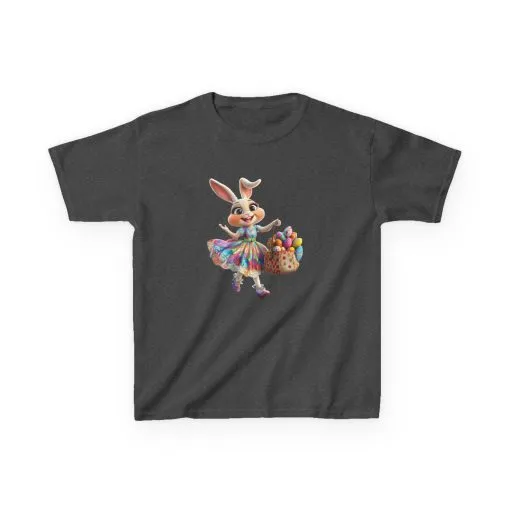 Easter Bunny Kids Tee - Cute Cotton T-Shirt for Spring Celebrations - Image 10