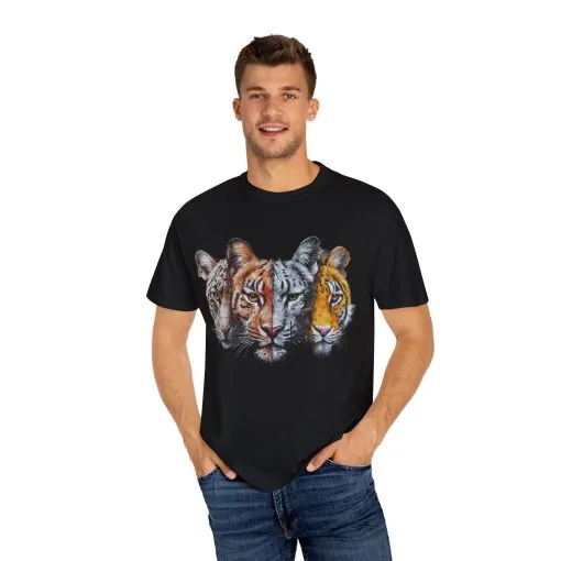 Wildlife Fusion Unisex Garment-Dyed T-Shirt - Image 43