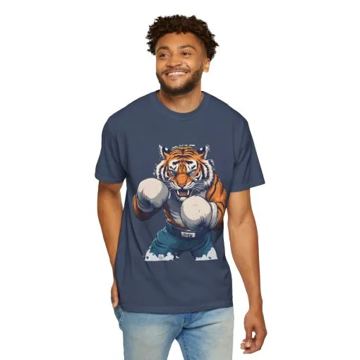 Fierce Tiger Graphic Unisex T-Shirt - Bold Boxing Design - Image 35