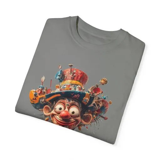 Whimsical Artist Unisex Garment-Dyed T-Shirt - Colorful Character Design - Image 44