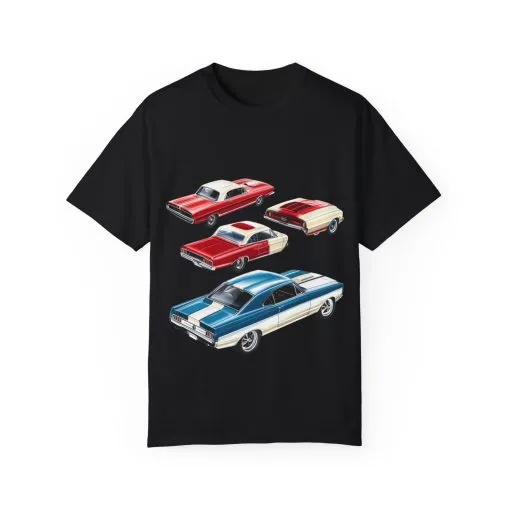 Classic Muscle Car Graphic Unisex T-Shirt – Perfect Gift for Auto Enthusiasts & Retro Lovers - Image 29
