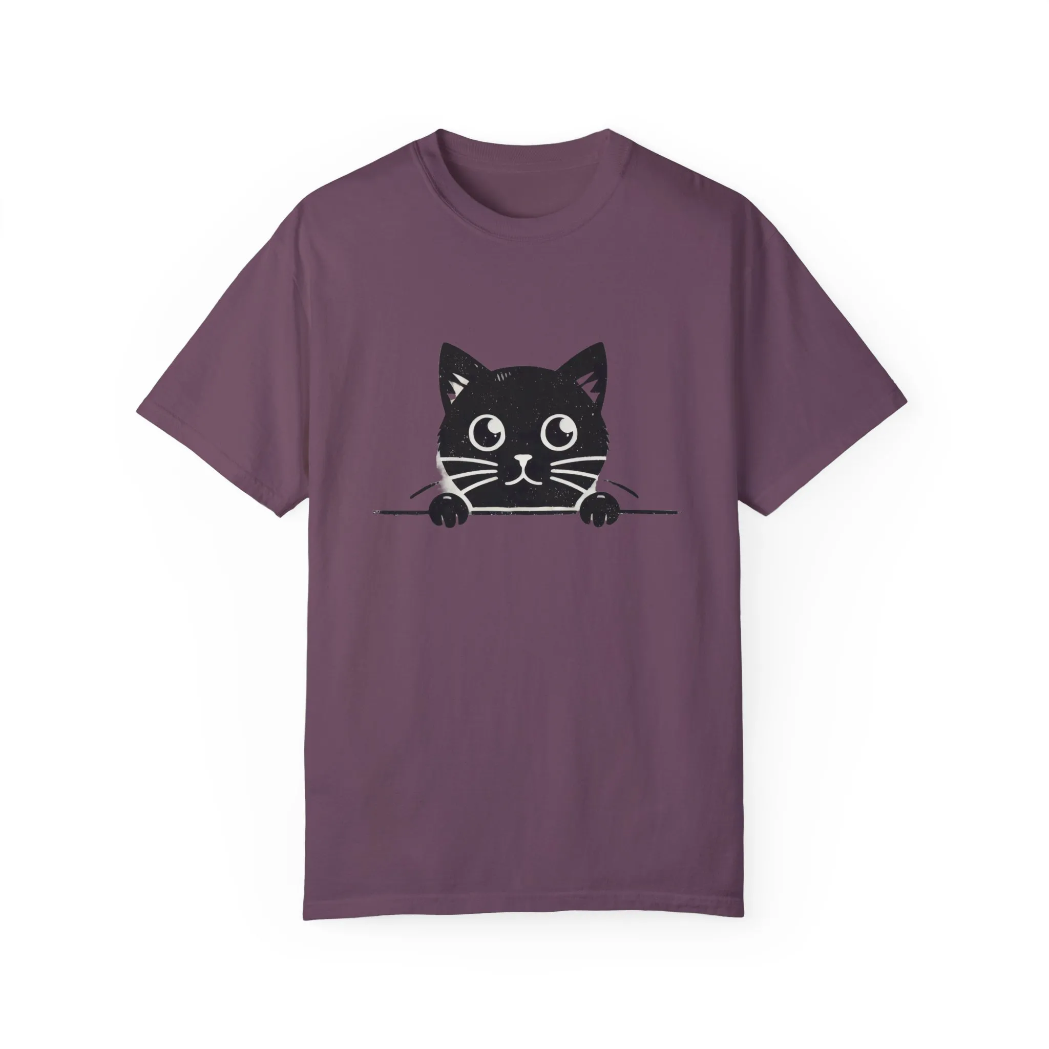 Cute Cat Design Unisex Garment-Dyed T-Shirt - Perfect for Animal Lovers - Image 22