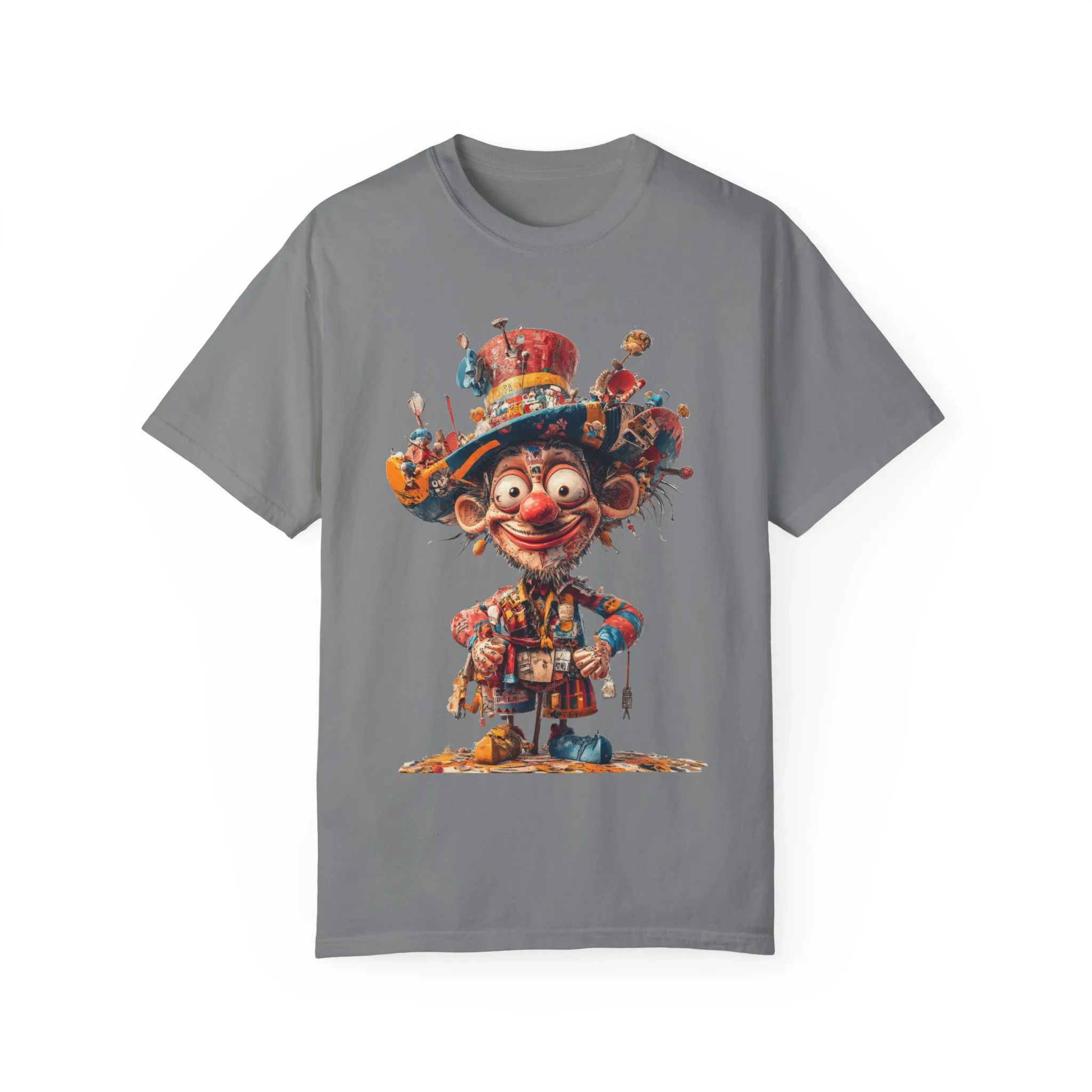 Whimsical Artist Unisex Garment-Dyed T-Shirt - Colorful Character Design - Image 31