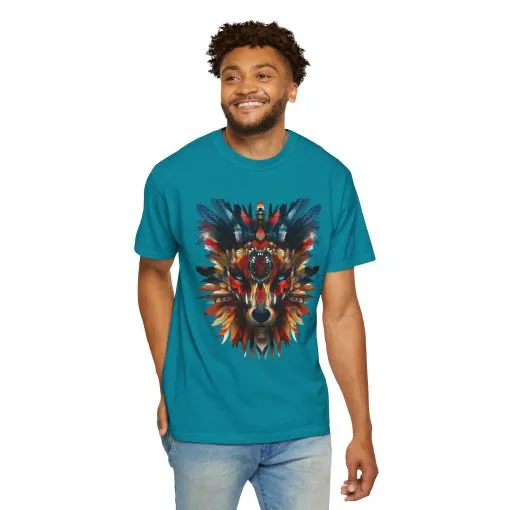 Vibrant Wolf Graphic Unisex T-Shirt - Nature Lover Apparel - Image 16