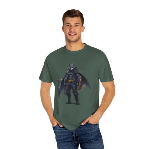 Heroic Wolf T-Shirt | Unisex Garment-Dyed Tee for Animal Lovers & Comic Fans - Image 15