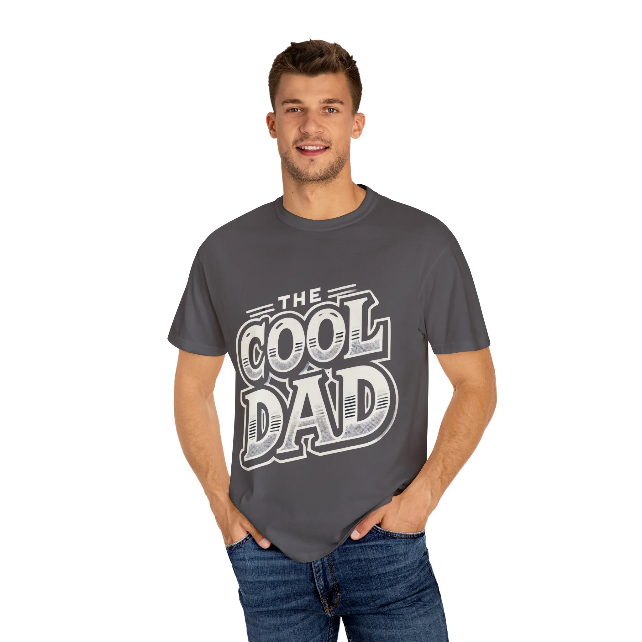 Cool Dad Garment-Dyed Unisex T-Shirt – Perfect Gift for Father's Day - Image 23