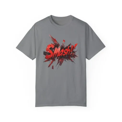 Unisex Smash Graphic T-Shirt – Trendy Casual Wear for Game Lovers - Image 13