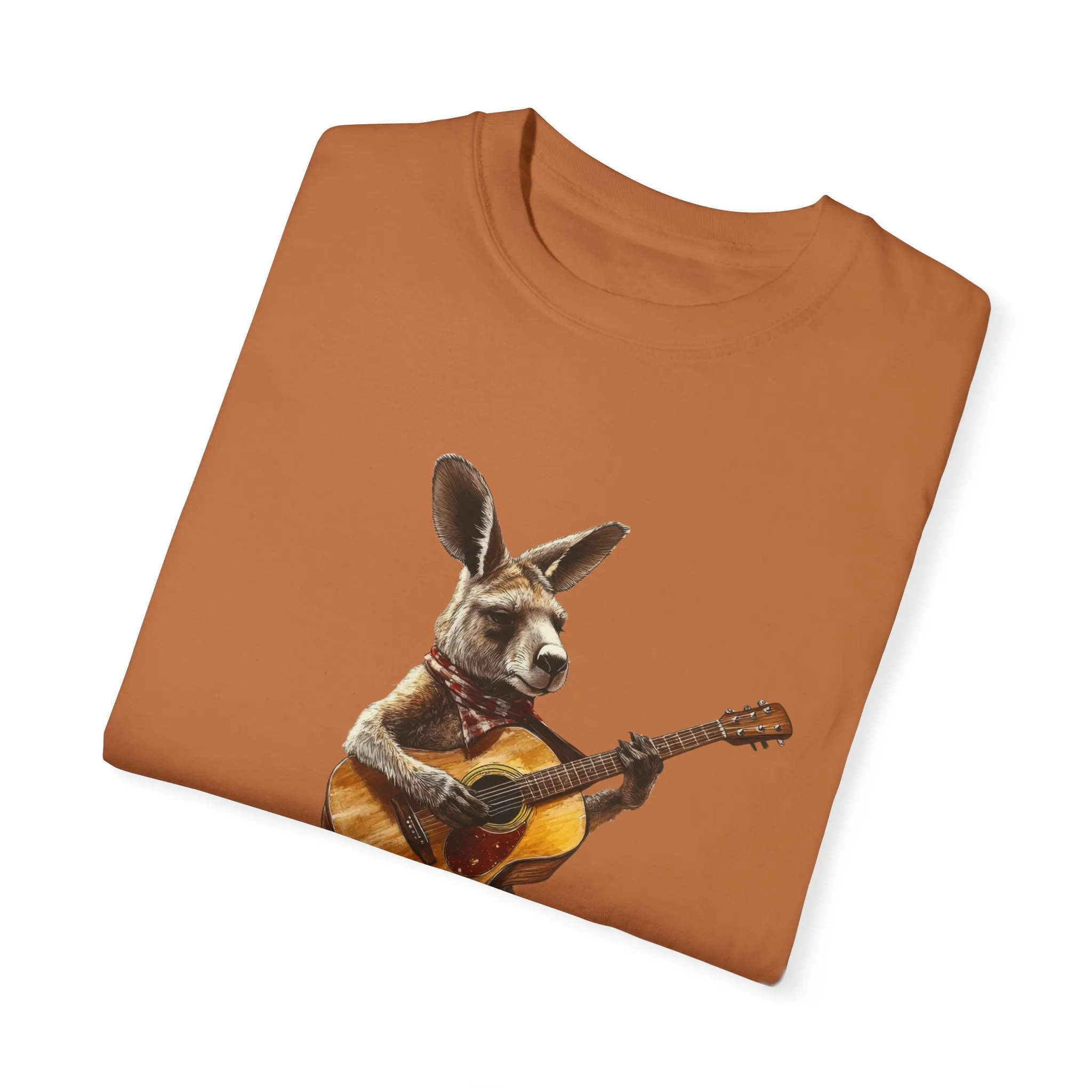 Funny Kangaroo Playing Guitar Unisex T-shirt - Image 18